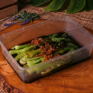 Steamed Bokchoy in Oyster Sauce